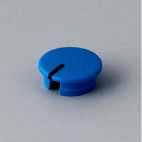 A4110106 / Tapa de botón 10 CON línea - ABS (UL 94 HB) - light blue RAL 5012
