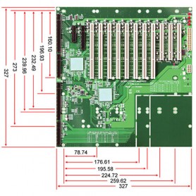 PEBPE-14AD64 / Backplanes PICMG1.3 Server grade - 14-slot [PCIe x4 (1), PCIe x8 (1), PCI-X (8), PCI (3)]