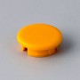 A4113004 / Tapa de botón 13.5 SIN línea - ABS (UL 94 HB) - yellow RAL F12/0-1