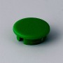 A4113005 / Tapa de botón 13.5 SIN línea - ABS (UL 94 HB) - green RAL F12/0-43
