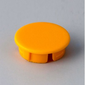 A4116004 / Tapa de botón 16 SIN línea - ABS (UL 94 HB) - yellow RAL F12/0-1