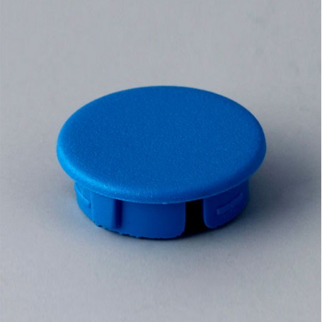 A4116006 / Tapa de botón 16 SIN línea - ABS (UL 94 HB) - light blue RAL 5012