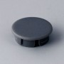A4116008 / Tapa de botón 16 SIN línea - ABS (UL 94 HB) - dusty grey RAL 7037