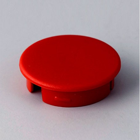 A4120002 / Tapa de botón 20 SIN línea - ABS (UL 94 HB) - red RAL F12/0-10