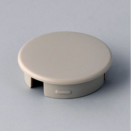 A4120007 / Tapa de botón 20 SIN línea - ABS (UL 94 HB) - pebble grey RAL 7032