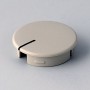 A4120107 / Tapa de botón 20 CON línea - ABS (UL 94 HB) - pebble grey RAL 7032