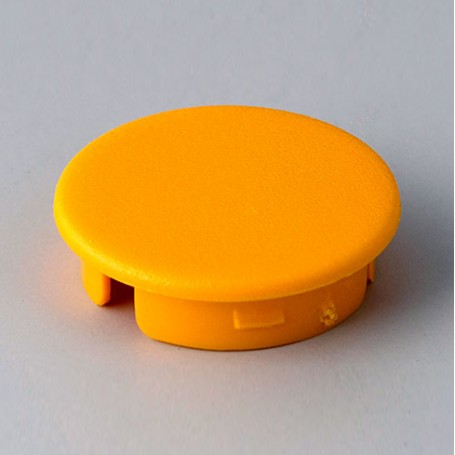 A4123004 / Tapa de botón 23 SIN línea - ABS (UL 94 HB) - yellow RAL F12/0-1