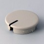 A4123107 / Tapa de botón 23 CON línea - ABS (UL 94 HB) - pebble grey RAL 7032