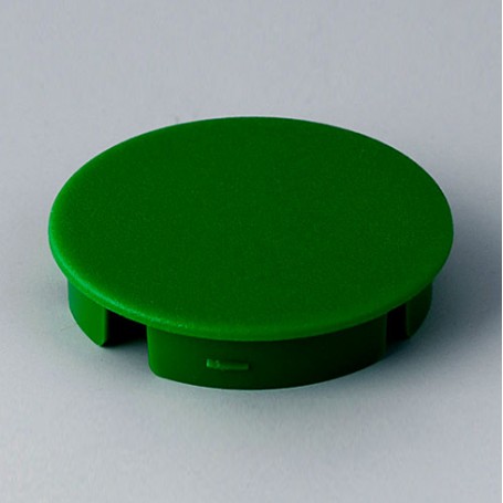 A4131005 / Tapa de botón 31 SIN línea - ABS (UL 94 HB) - green RAL F12/0-43