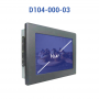 DXXX-000-03 / Monitores industriales con panel frontal de aluminio. Opción pantalla táctil resistiva/capacitiva (6,5″ a 24″)