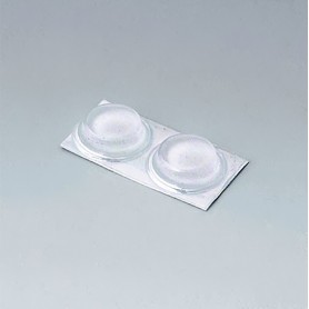 A9212330 / Pies antideslizantes 12 x 3.5 mm - transparente