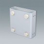 A9257407 / Pies para caja de OKW: Vers. I - ABS (UL 94 HB) - off-white RAL 9002 - ⌀30x12mm