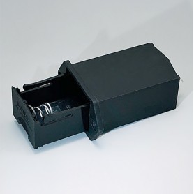 A9302510 / Soporte para batería: 1 x 9 V (PP3) - PA - black RAL 9005