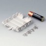 A9345217 / Kit compartimento de batería: 4 x AA - ABS (UL 94 HB) - off-white RAL 9002