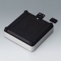 EZ030109 / Elemento de suspensión de pared - ASA+PC-FR (UL 94 V-0) - black RAL 9005