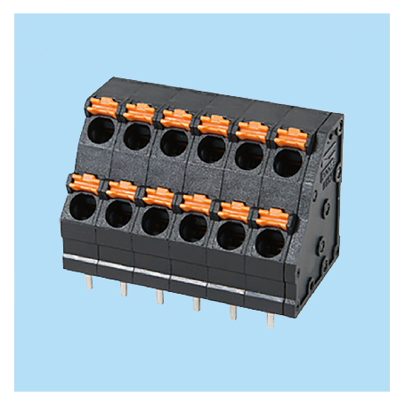 BC0152-02-XX / Screwless PCB PID terminal block  - 5.00 mm