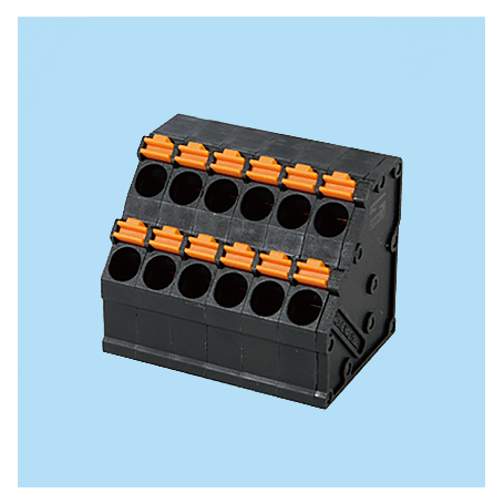 BC0153-02-XX / Screwless PCB PID terminal block  - 5.00 mm