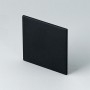 B6112221 / Panel frontal - PPO (UL 94 V-0) - black RAL 9005 - 43,7x43,7x2mm