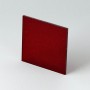 B6112341 / Panel frontal - Vidrio acrílico - red transparent - 43,6x43,6x2mm