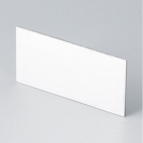 B6121112 / Panel trasero - Aluminio - matt anodised - 57,6x28,6x1mm