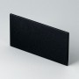B6132222 / Panel trasero - PPO (UL 94 V-0) - black RAL 9005 - 73,6x39,75x1,7mm