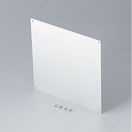 B6145111 / Panel frontal - Aluminio - matt anodised - 138x138x1,5mm
