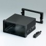 B6032021 / CAJA DIN-MODULAR TIPO A, Vers. I - PPO (UL 94 V-0) - black RAL 9005 - 96x48x75mm