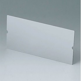 A9195201 / Panel frontal - Aluminio - matt anodised - 113x58x1mm