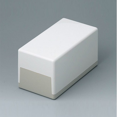 A9031065 / CAJA PLANA 150 H, Vers. I - ABS (UL 94 HB) - off-white RAL 9002 - 150x80x80mm - IP 40