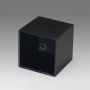 A8050500 / CAJA VACÍA, Vers. I - PF (UL 94 V-0) - black RAL 9005 - 50,7x50,7x49,7mm