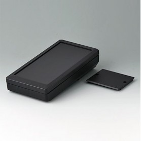 A9074109 / DATEC-MOBIL-BOX M, Vers. I - ABS (UL 94 HB) - black RAL 9005 - 195x101x44mm - IP 65 opt.