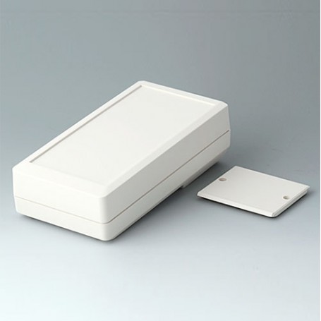 A9074127 / DATEC-MOBIL-BOX M versión I alta - ABS (UL 94 HB) - off-white RAL 9002 - 195x101x59mm - IP 65 opt.