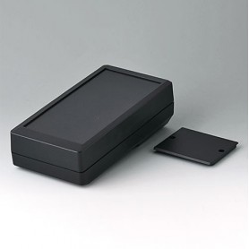 A9074129 / DATEC-MOBIL-BOX M, Vers. I, high - ABS (UL 94 HB) - black RAL 9005 - 195x101x59mm - IP 65 opt.