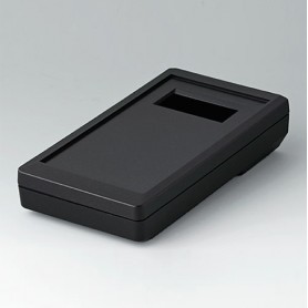 A9073219 / DATEC-MOBIL-BOX S, Vers. II con mecanizado para módulo display de 2'' - ABS negro - 152x83x33,5mm - IP 65 opt.