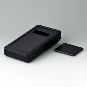 A9074409 / DATEC-MOBIL-BOX M para LCD estándar con 4 líneas x 16 caracteres - ABS negro - 195x101x44mm - IP 65 opt.