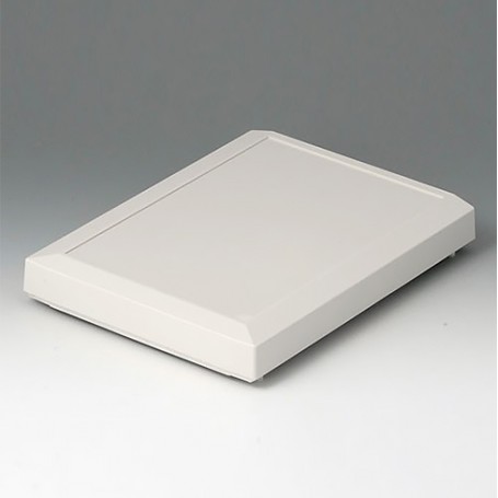 B4016617 / Cubierta M, plana - ABS (UL 94 HB) - off-white RAL 9002 - 168x220x29mm