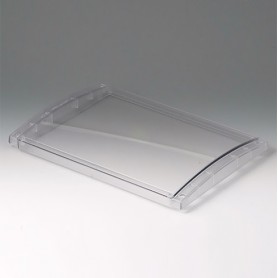 B4030631 / Cubierta L, convexa - PC (UL 94 V-0) - transparente - 302x220x29mm