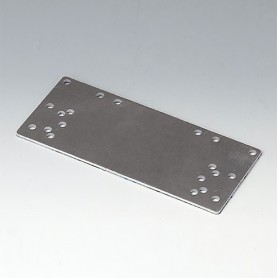 B4116136 / Placa de soporte L y M - Aluminio - matt anodised - 102x45x1mm