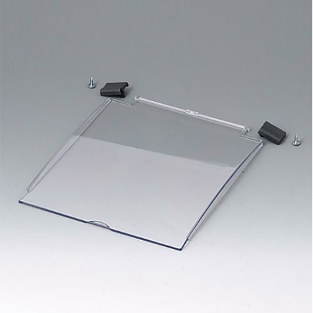 A9193132 / Tapa abatible con bisagra S, L - PC (UL 94 V-0) - clear