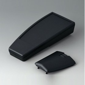 A9067109 / SMART-CASE L, Vers. I Caja de mano en ABS, color black RAL 9005 - 140x62,7x30,5mm - IP 40