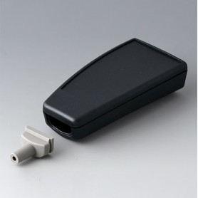 A9066139 / SMART-CASE M, Vers. IV Caja de mano en ABS, color black RAL 9005 - 96x47x24mm - IP 40