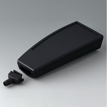 A9067329 / SMART-CASE L, Vers. III Caja de mano en ABS, color black RAL 9005 - 140x62,7x30,5mm - IP 65 opt., IP 40