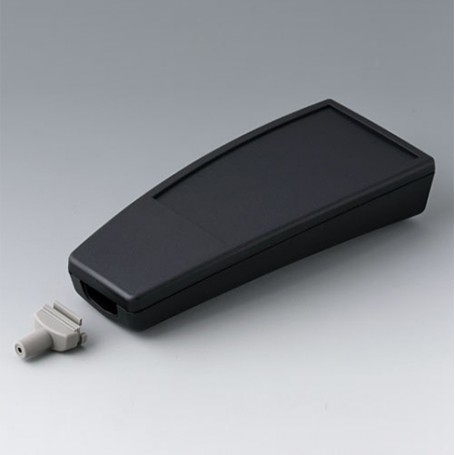 A9068149 / SMART-CASE XL, Vers. V Caja de mano en ABS, color black RAL 9005 - 168x74,4x35,4mm - IP 65 opt., IP 40
