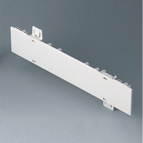 A0110270 / Panel lateral 1 HE - ABS (UL 94 HB) - off-white RAL 9002 - 250x44,45mm