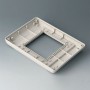 B4042707 / INTERFACE-TERMINAL Parte inferior S plano, Vers.I - ABS (UL 94 HB) - off-white RAL 9002 - 190x135x24,5mm - IP 54 opt.