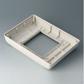 B4042757 / INTERFACE-TERMINAL Parte inferior S alto, Vers.I - ABS (UL 94 HB) - off-white RAL 9002 - 190x135x34,5mm - IP 54 opt.