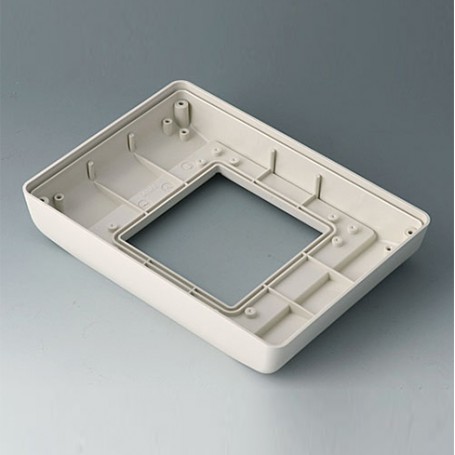 B4042767 / INTERFACE-TERMINAL Parte inferior S alto,Vers.II - ABS (UL 94 HB) - off-white RAL 9002 - 190x135x34,5mm - IP 54 opt.