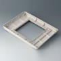B4044707 / INTERFACE-TERMINAL Parte inferior M plano, Vers.I - ABS (UL 94 HB) - off-white RAL 9002 - 225x165x25,5mm - IP 54 opt.