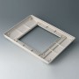 B4046717 / INTERFACE-TERMINAL Parte inferior L plano,Vers.II - ABS (UL 94 HB) - off-white RAL 9002 - 275x195x26,5mm - IP 54 opt.