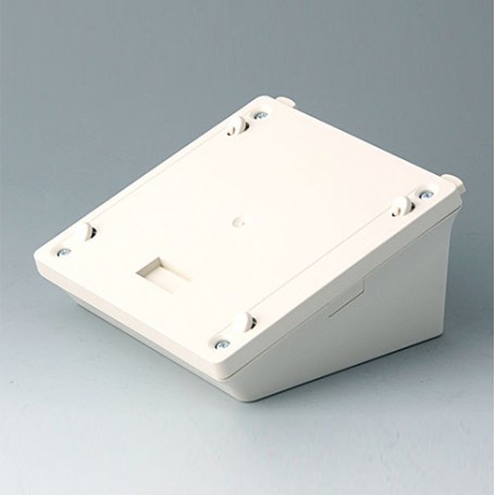 B4042837 / Base S - estación de carga, caja de depósito móvil - ABS (UL 94 HB) - off-white RAL 9002 - 123x123x60mm